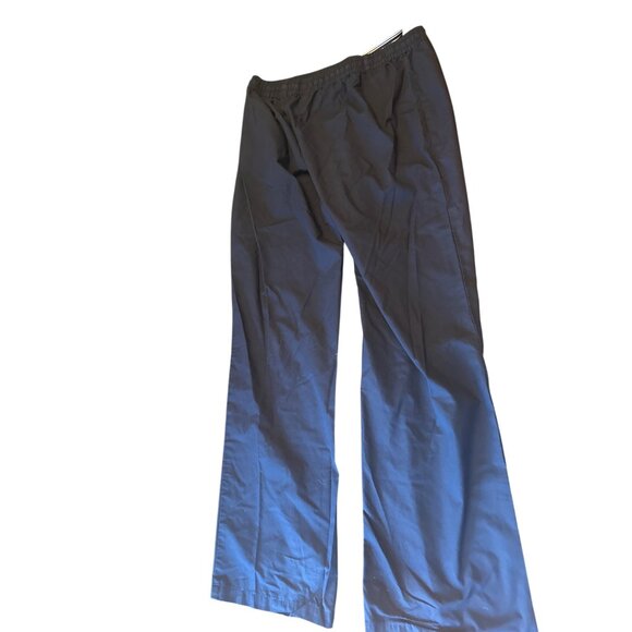 Van Laack Mens Pajama Pants L Navy Blue Cotton Blend Elastic Drawstring Waist - Picture 4 of 4